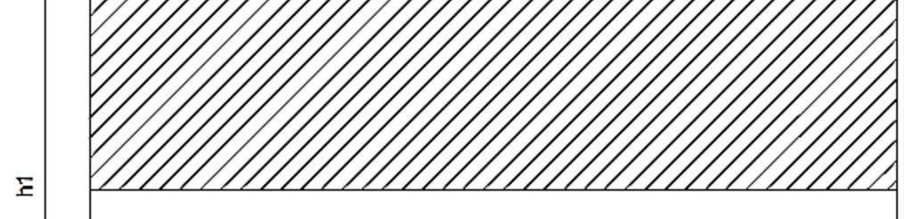 Alapaarretasoa kuormittaa kaavan 7 mukaan laskettava tuulikuorma, jonka pintaala on jäljelle jäävä puolikas päätykolmion pinta-alasta ja puolet päätyseinän pinta-alasta.