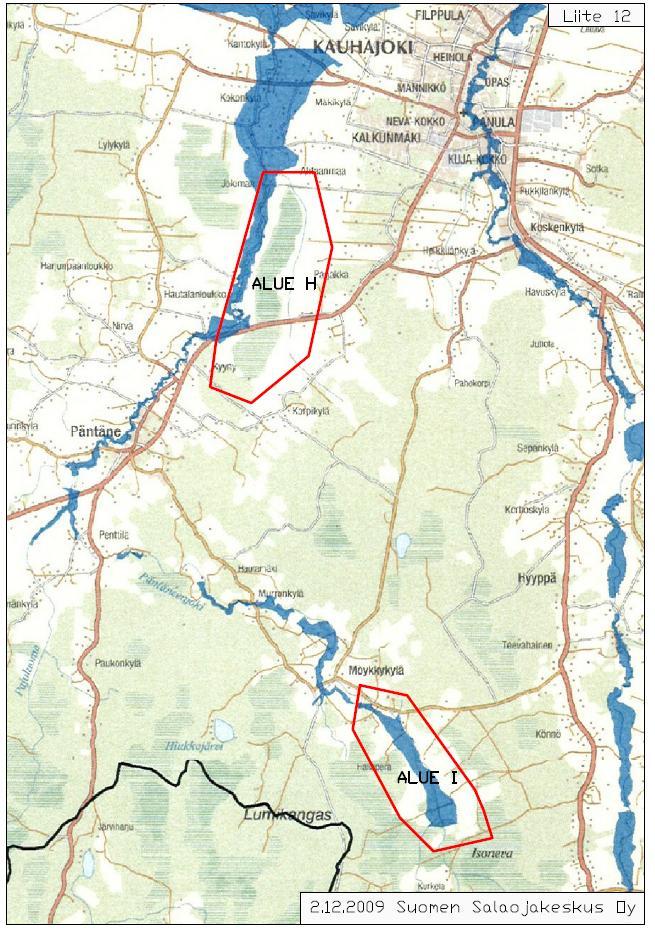 Uusi tulva-allas, Parjakanneva Parjakanneva Päntäneenjoella Varastointitilavuus noin 2-3 milj.