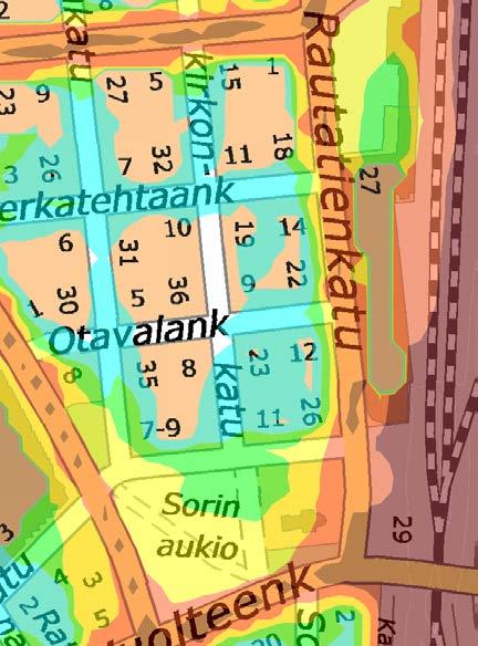 mukaiseen arvokkaaseen Hatanpään valtatien ympäristöön kuuluvan Sorin aukion välisenä akselina.
