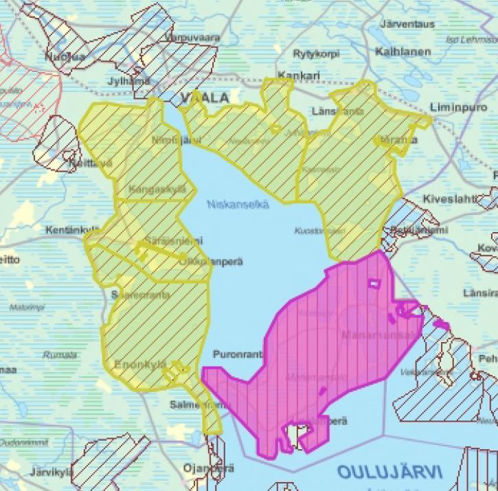 1 JOHDANTO Vaalassa on Oulujärven ympärillä rantaosayleiskaavoja, jotka on laadittu kolmessa osassa: 1. Manamansalon rantayleiskaava on valmistunut vuonna 1998 2.