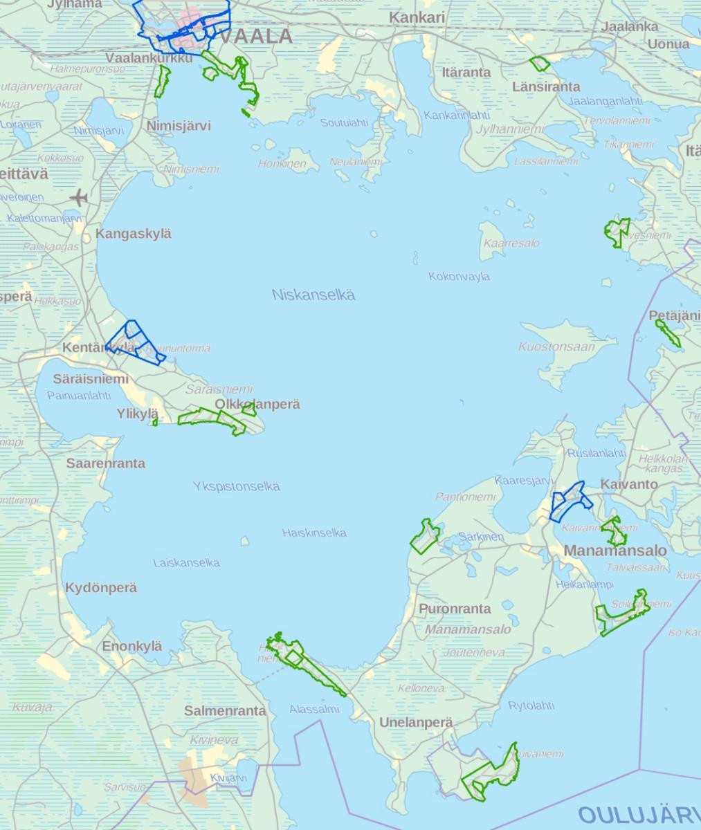 Kaivannonniemen rantakaava Manamansaloon on vireillä ranta-asemakaava Martinlahden asemakaava-alueen pohjoispuolelle. Asemakaavatyö on alkuvaiheessa.