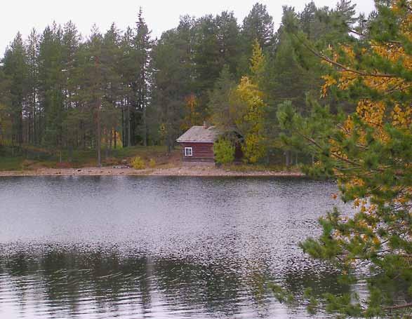 Posion suojelualueet 1. Luonnonsuojelualue Kuva 7. Lehtiniemen koulun hirsinen rantasauna. LKYT 2004. vaikka niitä ei olisi enää olemassa.