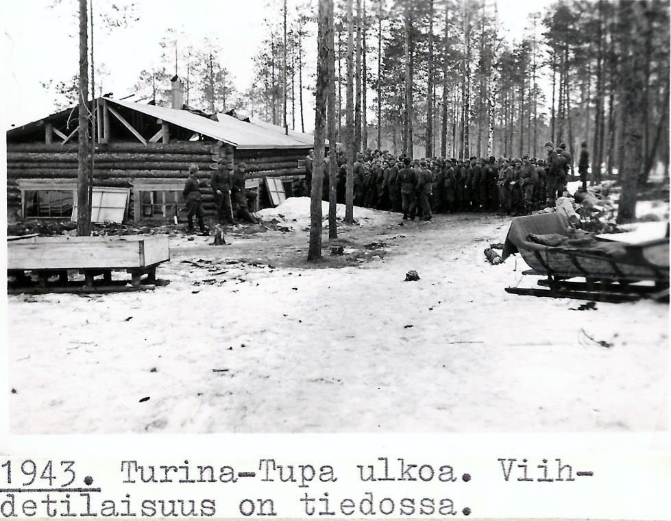 Turina-Tupa kanttiini ja viihdekeskus Turina-Tupa valmistui jolukuussa 1942 ja siinä oli sali näyttämöineen, kirjastohuone sekä keittiö. Tupaan mahtui ainakin 100 henkeä.