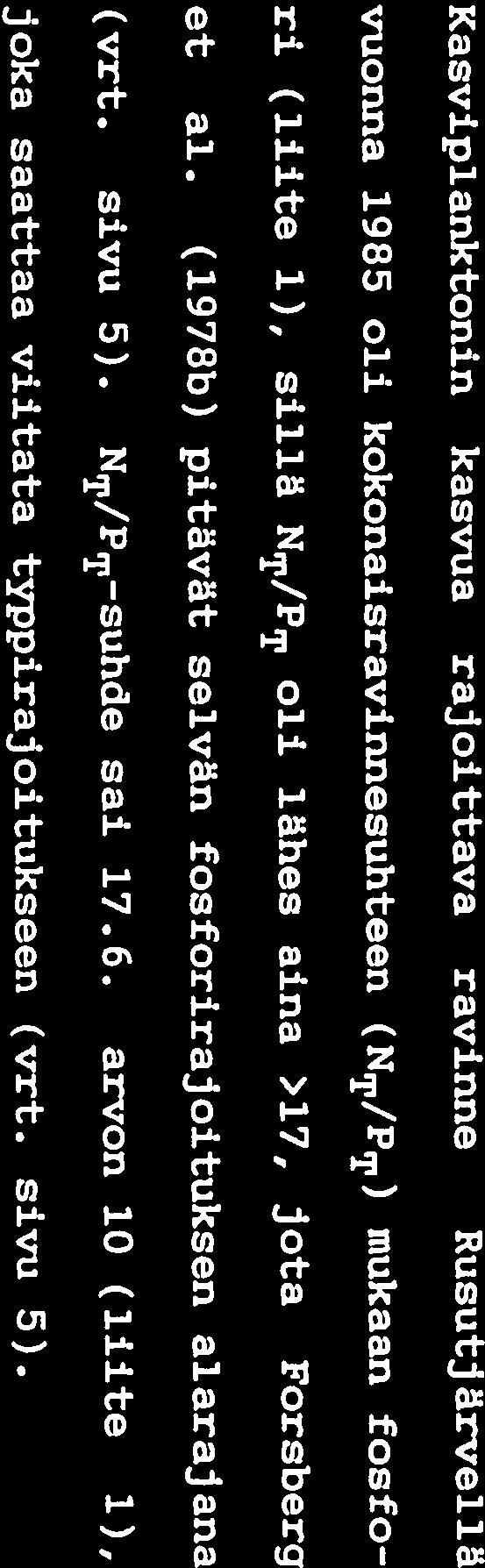 Liukoisten ravinteiden suhde N/P0 kuvaa leville käyttökel poisia ravinteita paremmin kuin NT/PT.
