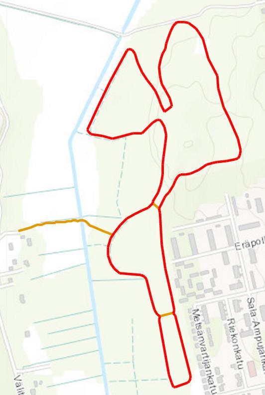 ÄMMÄNMÄKI SUOSITUS Ämmänmäki sijaitsee noin 5 kilometrin päässä Vaasan keskustasta. Ämmänmäen reitti sijaitsee Ristinummen alueella. Reitti toimii kuntopolkuna. Reitin pituus on noin 2300 metriä.