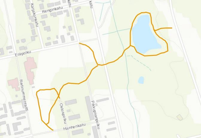 RISTINUMMI FRISBEEGOLF SUOSITUS Ristinummen frisbeegolf radan alue sijaitsee noin 7 kilometrin päässä Vaasan keskustaa.