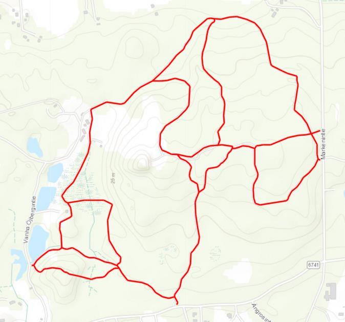 ÖJBERGET Öjberget sijaitsee Vaasan keskustasta noin 9 kilometrin etäisyydellä. Öjbergetin reitti kattaa alueen hiihtolatuverkoston, joilla on yhteistä pituutta noin 9,5 kilometriä.