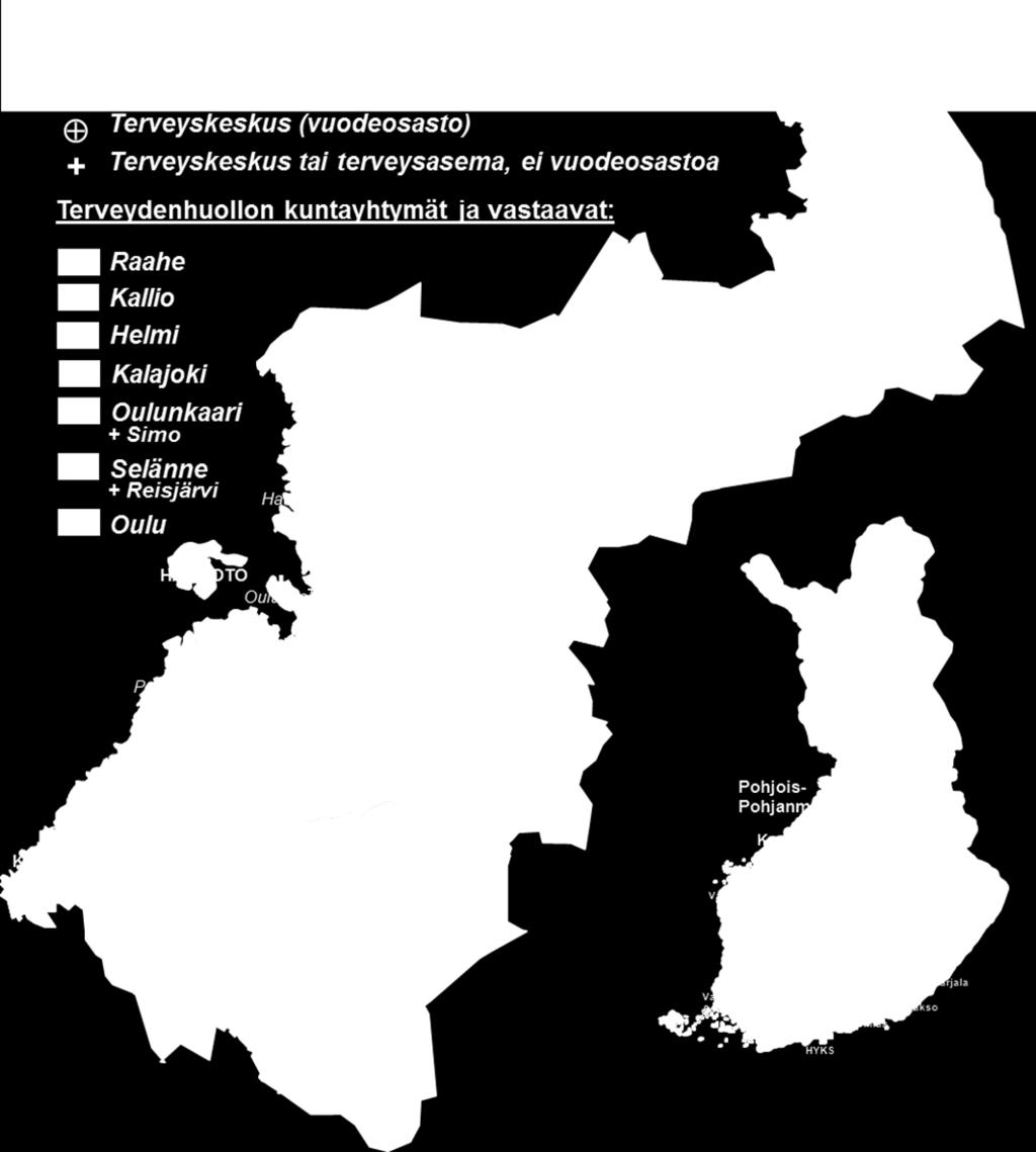 Alue, väestö ja palvelujen tarve POHJOIS-POHJANMAAN ALUE, VÄESTÖ JA PALVELUJEN TARVE POHJOIS-POHJANMAAN