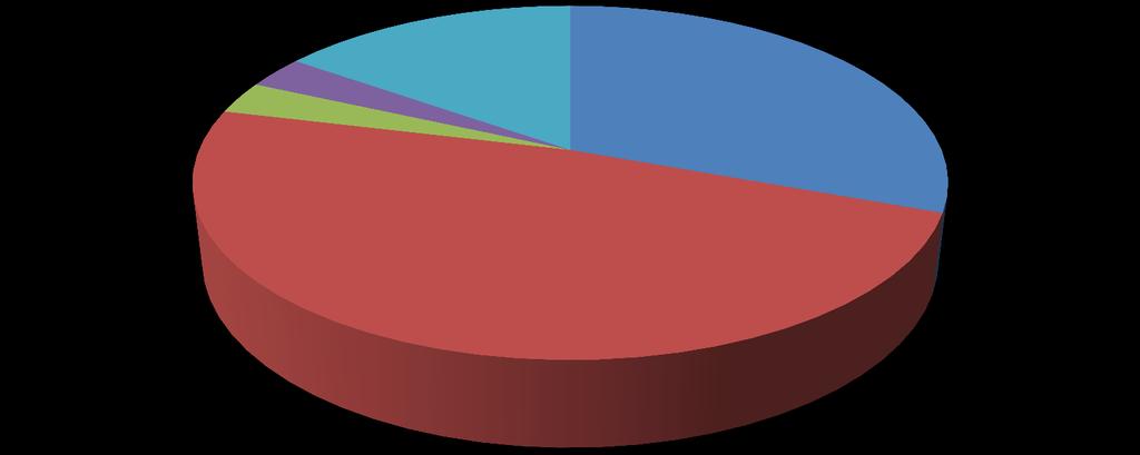 Myyntituottojen jakautuminen 3 % 3 % 15 % 31 % 48