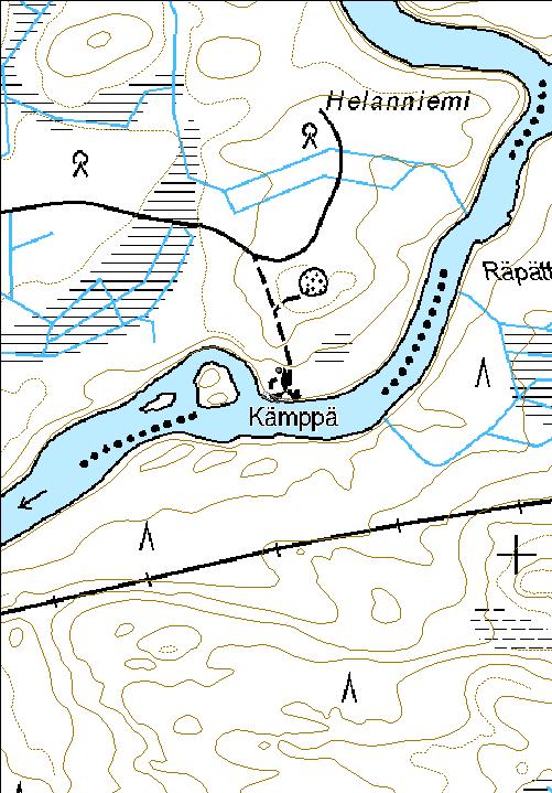 81 Kohdetyyppi: 1 Asuinpaikat Copyright: Metsähallitus 2008 Maanmittauslaitos 1/MML/08 Koordinaatit: