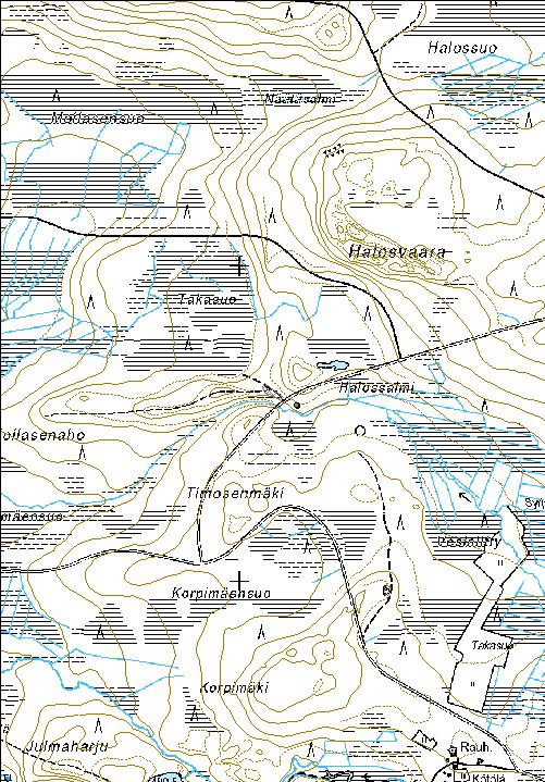 84 Kohdetyyppi: 1 Asuinpaikat Copyright: Metsähallitus 2008 Maanmittauslaitos 1/MML/08