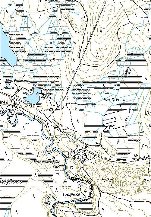 105 Kohdetyyppi: 17 Kivi- ja maarakenteet Copyright: Metsähallitus 2008 Maanmittauslaitos 1/MML/08