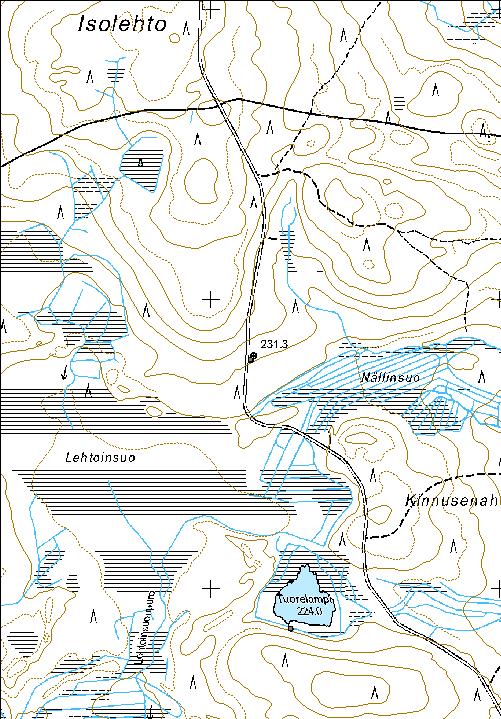 204 Kohdetyyppi: 99 Muu/määrittelemätön Copyright: Metsähallitus 2008