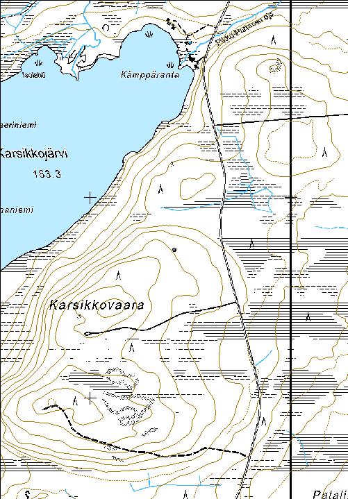 234 Kohdetyyppi: 9 Valmistuspaikat/työpaikat Copyright: Metsähallitus 2008