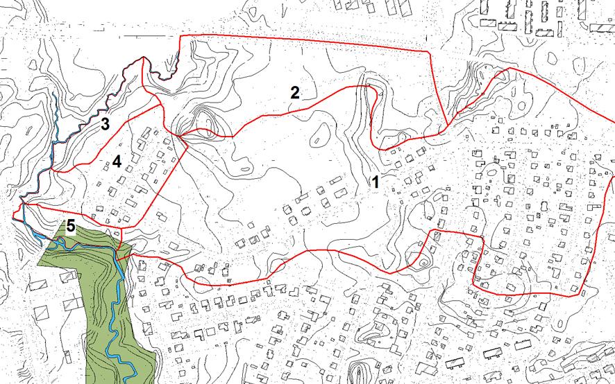 4 Vihnusjärven hydrologisen selvityksen yhteydessä määritettyjä valuma-alueiden rajauksia tarkennettiin tämän selvitystyön yhteydessä.