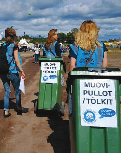 tupakantumpit, vaarallinen jäte (ent. ongelmajäte) ja muu.