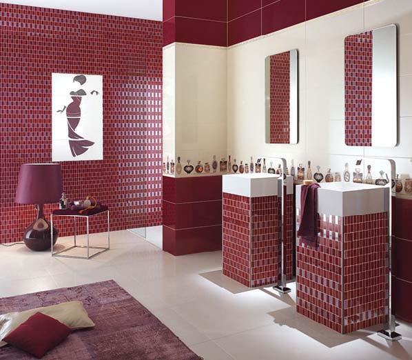 Class Beige Damasco Beige Mosaico 3D Beige Bordeaux