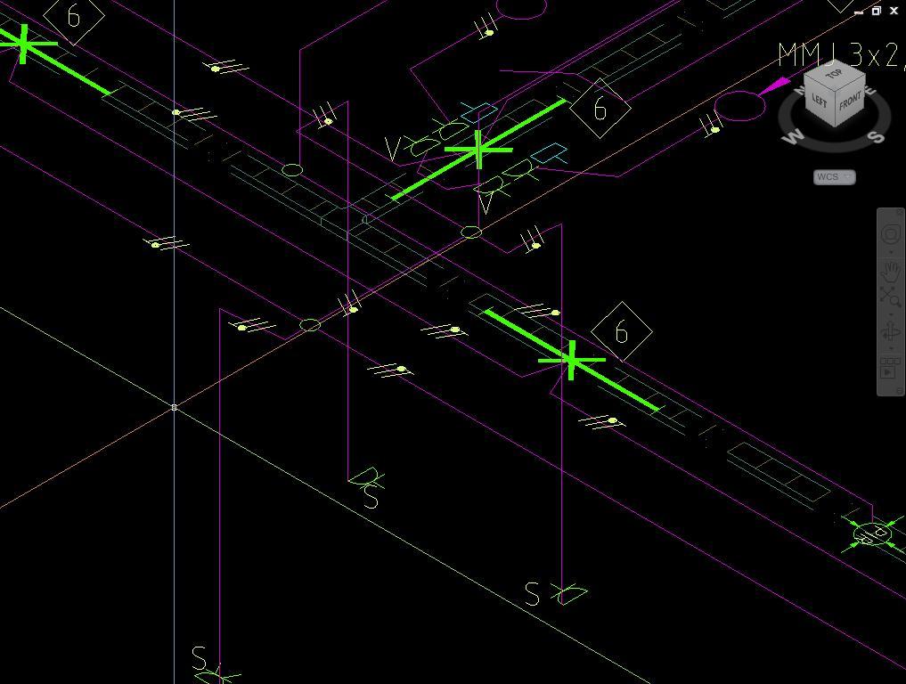 17 (34) 5.2 3D-ominaisuuksien vertailu Sekä MagiCAD että CADS Planner -ohjelmistossa voidaan siirtyä suunnittelunäkymässä 2D-tasosta 3D-ympäristöön tarvittaessa.
