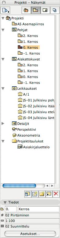 KO.-34 siirrytään kaksoisosoittamalla halutun dokumentin nimeä.