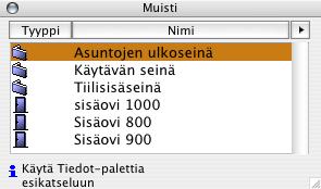 1 Muistin asetukset Osoittamalla Laita nykyiset asetukset muistiin päästään nimeämään ja laittamaan muistiin sen hetkiset asetukset. 8.11.