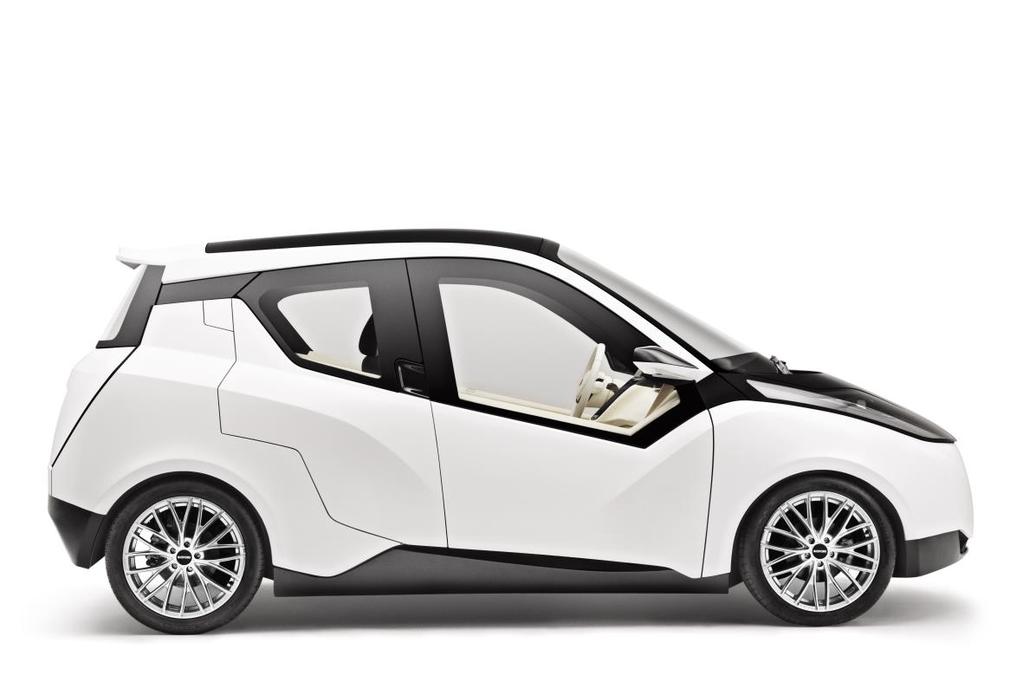2 Kuva 1. Biofore-konseptiauto Ajoneuvossa käytettyjä kotimaisen valmistajan uusiutuvia biomateriaaleja ovat UPM Grada ja Formi.