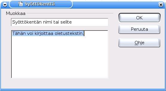 pakolliset kentät. Tällöin joitain kenttiä voi jäädä täyttämättä (kuten ylätunnisteista), mikä on tietysti rumaa. Huomaa, että täyttämättömät kentät näkyvät tulosteessa. 5.6.