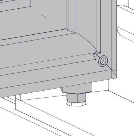 Når den øverste hengslen forlater sporet i toppen ta døren helt ut 7. 5. Once the door hinge is outside the frame start to lower it with the door while maintaining movement outside. 6.