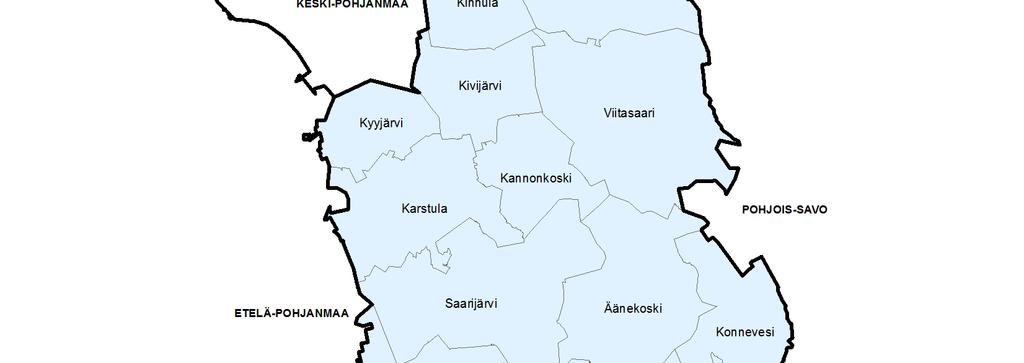 11 KAAVA ALUE JA VAIKUTUSALUE Keski Suomen 4.