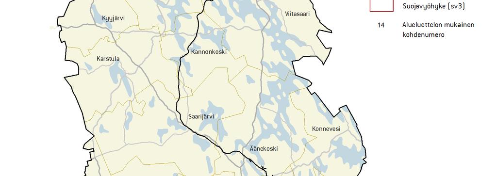 Vuorisjärven räjäytysalueen melualue perustuu Pääesikunnan logistiikkaosaston tilaamaan selvitykseen