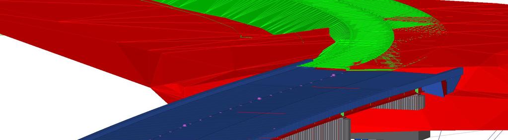 7 (19) saatiin juuri sellainen kuin haluttiin. Tässä projektissa käytettiin kuitenkin vielä pääasiassa 3d-dwg referenssipintoja.