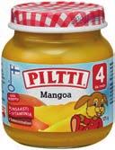 Annospussi esittelyteline 128 x 90 g 4 x Omenaa (64 kpl) 4 x Banaania & omenaa (64 kpl) 12303655 Banaania & omenaa