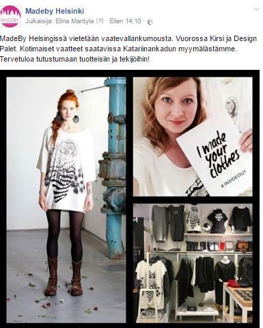 Kuva 12, Esimerkki Fashion Revolution kampanjan karusellimainoksesta (Liite1) Lisäksi Fashion Revolution