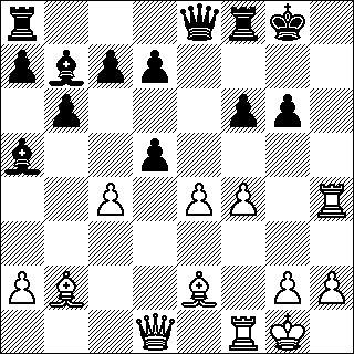 -127- C 7...Rc6 8.Lg5 Rd4 9.Rd4 Ld4 10.e3 Da5 11.ed4 Dg5 12.Dd2 Dd2 13.Kd2 b6 14.b4 (14.Ld3 La6 15.Thc1 Tfc8 16.Rd1 d6 17.Re3 Lb7 18.b4 Tc7 19.f3 Kf8 20.a4 a5 21.Tab1 Rd7 22.Rd1 ab4 23.Tb4 g6 24.