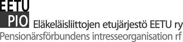 Sivu 1 / 6 Työvaliokunta 10.2.2017 Hallitus 14.2.2017 Kevätkokous 8.6.2017 Vuosikertomus 2016 Eläkeläisliittojen etujärjestö EETU ry on kuuden valtakunnallisen eläkeläisjärjestön yhteistyöelin.