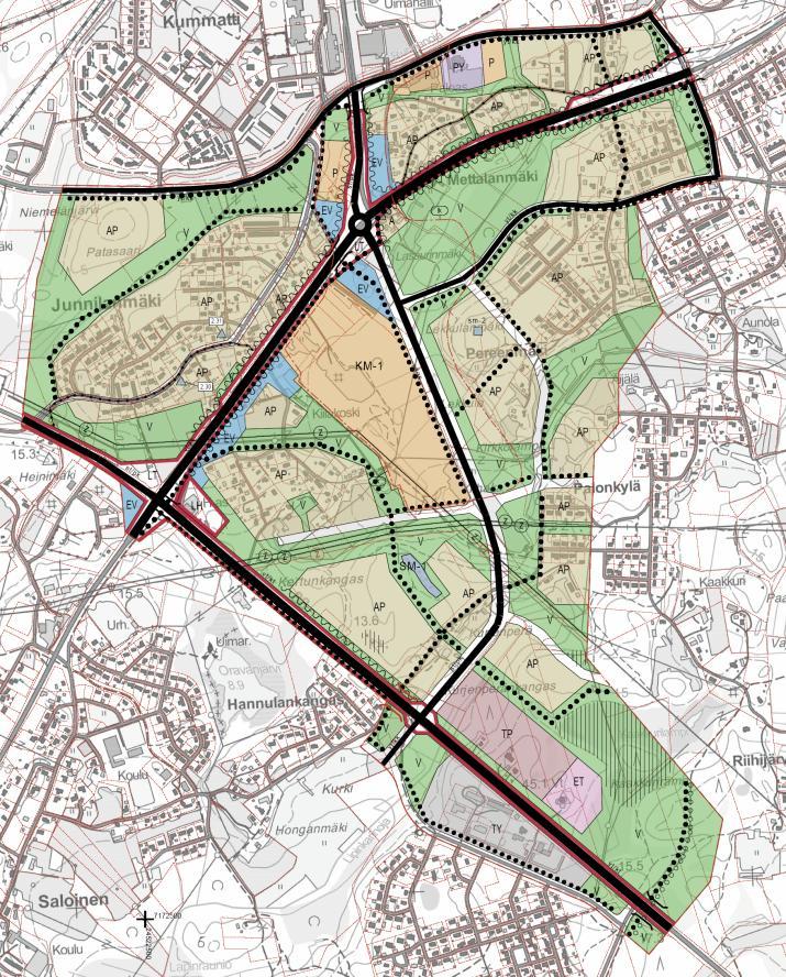 Mettalanmäen osayleiskaava on laadittavana.