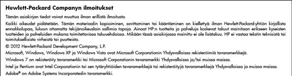 10 Tekniset tiedot Tässä osassa on HP ENVY 120 series -laitetta koskevat tekniset tiedot ja kansainväliset säännökset.