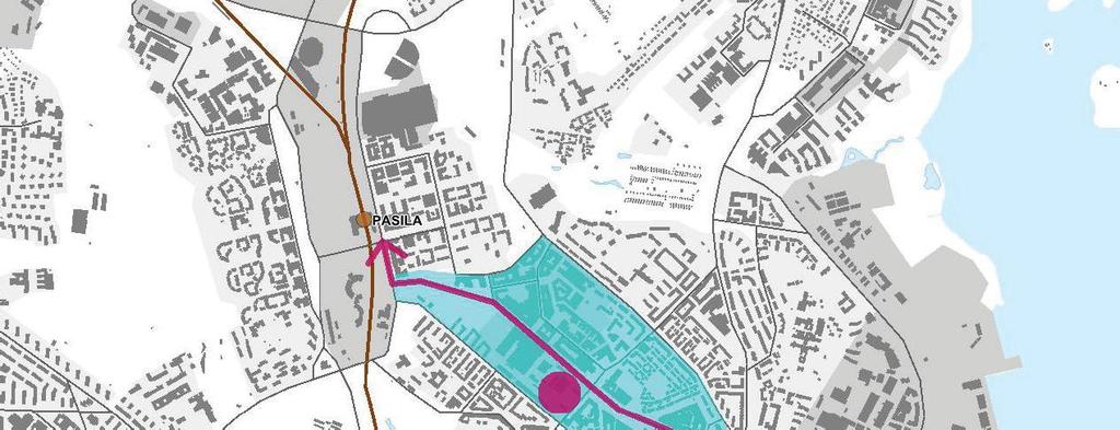 27 Pasila 2040-20 000 asukasta -50 000 työpaikkaa -Tapahtumakaupunginosa -Monipuolinen palvelujen tarjoaja