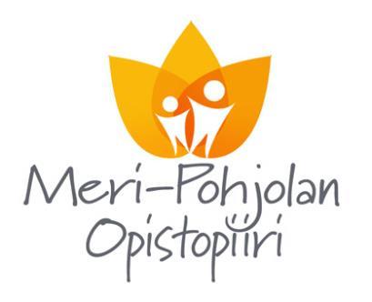 Verkosto MERI-POHJOLAN OPISTOPIIRI - 16 jäsenopistoa: Iin kansalaisopisto, Jokihelmen opisto, Jokilatvan opisto,