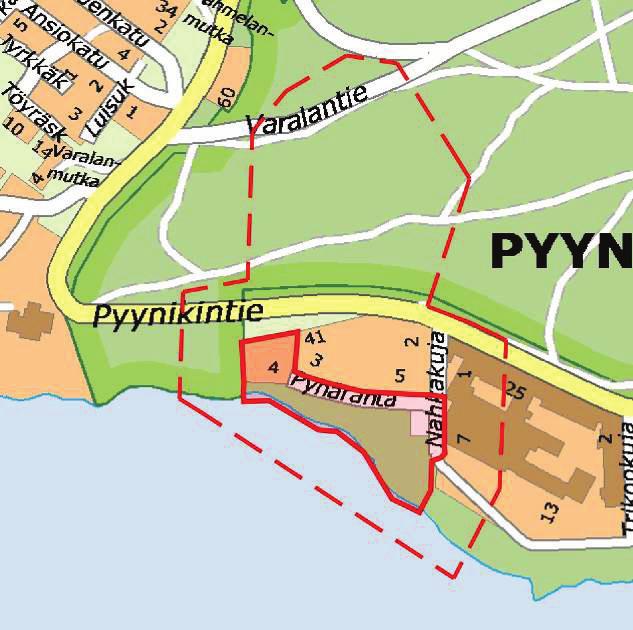 TAMPERE Asemakaavan ja asemakaavan muutoksen osallistumis- ja arviointisuunnitelma 21.5.2015 (tark. 18.4. ja 19.9.2016) PYYNIKKI, PYHÄRANTA, KÄYTTÖTARKOITUKSEN MUUTOS JA ASEMAKAAVAN AJANTASAISTAMINEN.