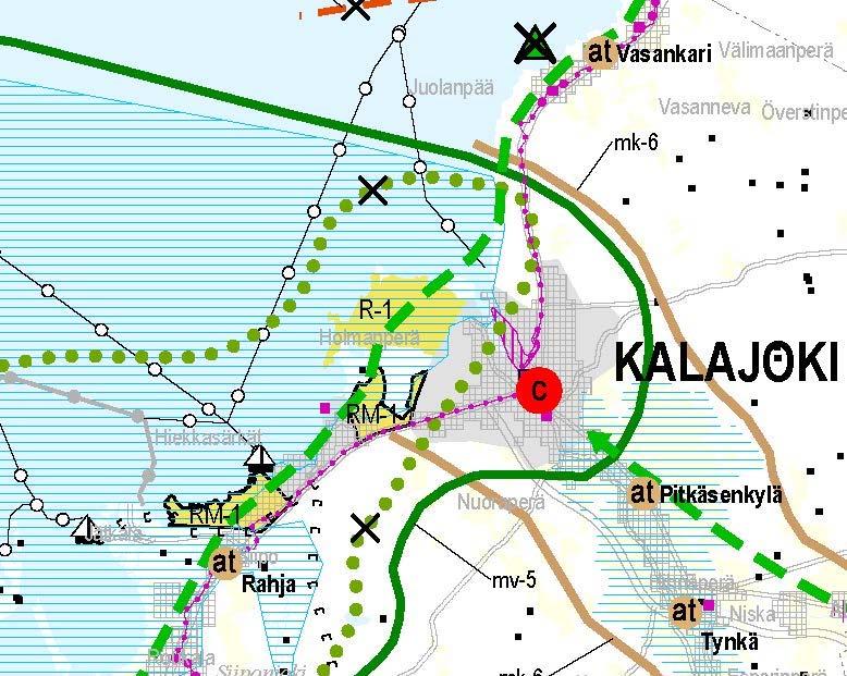 Maakuntakaava Maakuntakaava ohjaa Kalajoen kaupungin yleis ja asemakaavoitusta. Siinä esitetään alueiden käytön ja yhdyskuntarakenteen periaatteet, jotka ohjaavat muuta alueidenkäytön suunnittelua.
