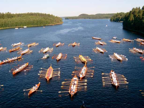 net Push your boat out Sulkava Rowing Race is the world's biggest rowing competition.