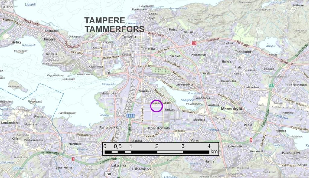 1. JOHDANTO Tampereen Nekalan normaalikoulun ja uuden päiväkodin asemakaava nro 8577 on ehdotusvaiheessa ja siitä on saatu muistutukset.