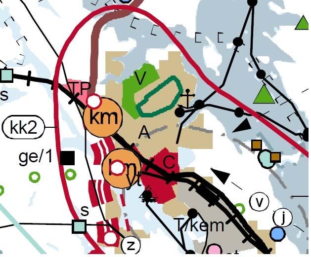 5 3.5 Suunnittelutilanne Maakuntakaava Suunnittelualueella on voimassa Keski-Suomen maakuntakaava, joka on vahvistettu ympäristöministeriössä 14.4.2009.