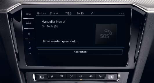 2) Car-Net Security & Service -palveluiden käyttö edellyttää erillisen sopimuksen solmimista Volkswagen AG:n kanssa.