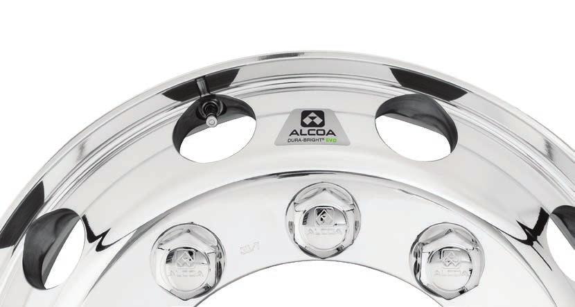 ALCOA WHEELS VIIMEISTELYT Dura-Bright EVO UPEA ULKONÄKÖ, HELPPO HUOLTAA Alcoa Wheels on saatavana patentoidulla Dura-Bright EVO -pintakäsittelyllä, jonka