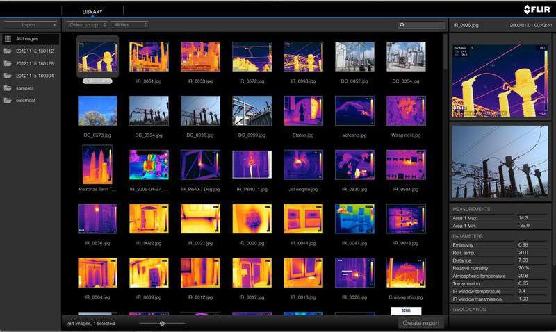 kuvassa, UltraMax resoluution parannus jne. FLIR Tools+ on lämpökuvauksen ammattilaiselle tarkoitettu Toolsin laajennettu versio, joka sisältää myös FLIR Report Studio -lisäosan.