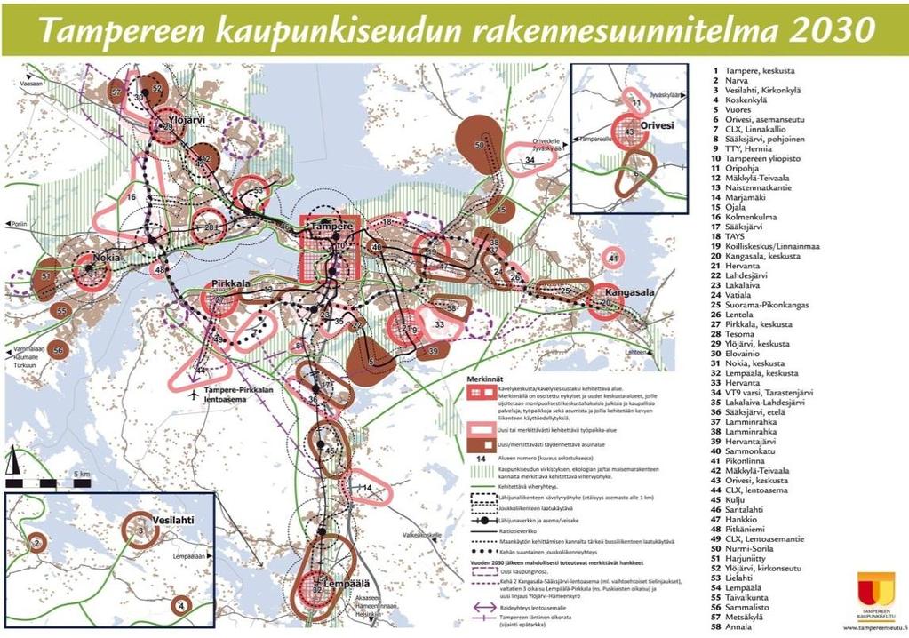 1 Suunnittelun lähtökohdat Rakennesuunnitelma on kaupunkiseudun yhdyskuntarakenteen kehitystä pitkällä tähtäimellä ohjaava seudullinen suunnitelma.