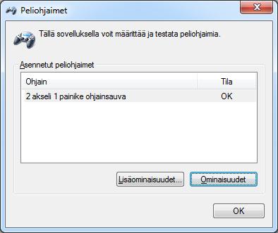 arvoksi maksimi ja liike suuntautuu alaspäin. X-akseli luetaan ja talletetaan samantyylisesti muuttujaan X_Pos. 23 while(!usbfs_bgetepackstate(1)); if (!C64_Up_Read()) Y_Pos=-127; else if (!
