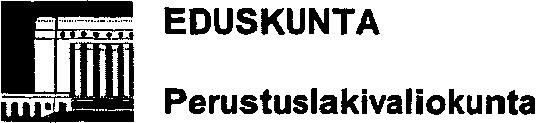 Ympäristöministeriölle Perustuslakivaliokunta on lausunnossaan PeVL 29/2004 vp koskien hallituksen esitystä HE 169/2003 vp laiksi Pallas - YUästunturin kansallispuistosta sekä eräiden