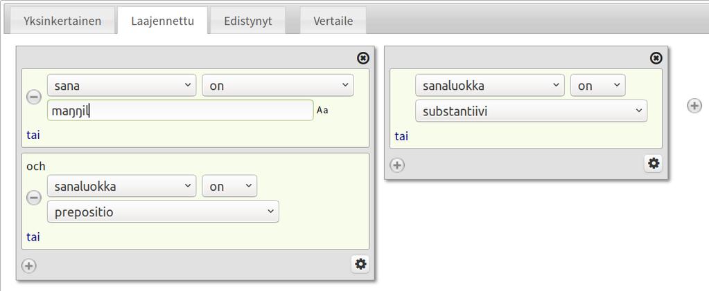 http://gtweb.uit.no/webdict/index_sme-fin.html jälkeen adv. maŋŋel jälkeen postp. 1.